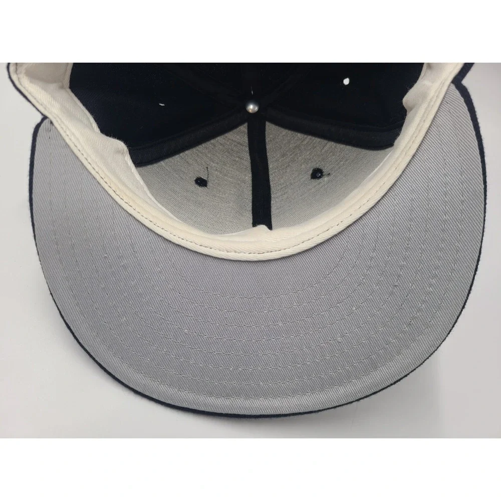 Vintage Houston Astros New Era 59Fifty Pro Model Fitted 7 Hat Cap Blue Gold Star